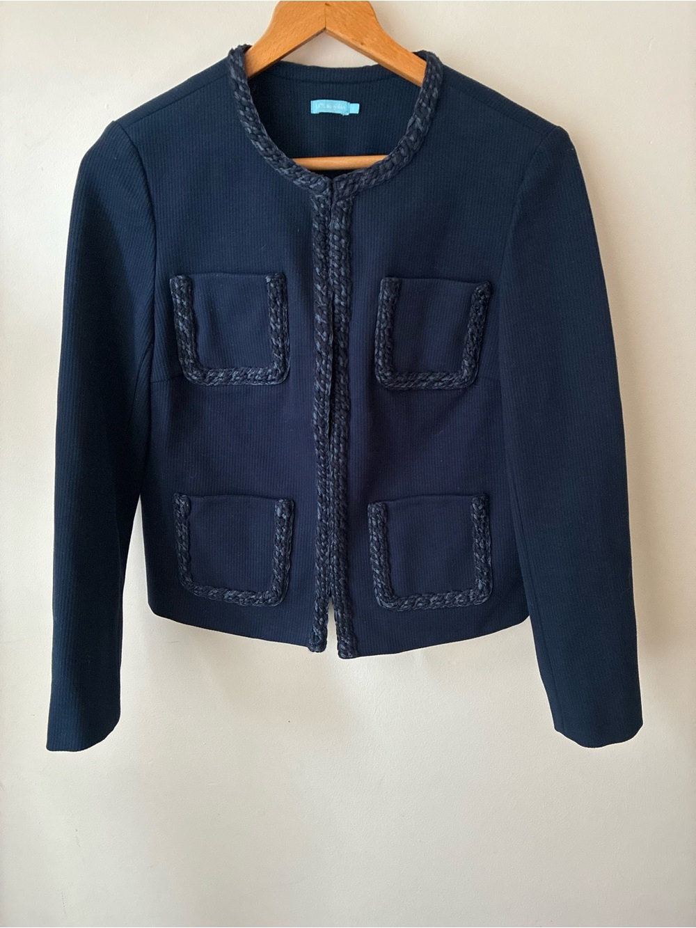 J. McLaughlin Jacket Women’s Small Navy Blue Blazer